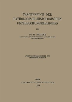 Taschenbuch der Pathologisch-Histologischen Untersuchungsmethoden (eBook, PDF) - Beitzke, H.