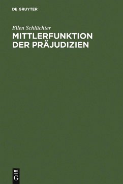 Cover Mittlerfunktion der Präjudizien (eBook, PDF)