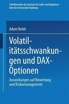 Volatilitätsschwankungen und DAX-Optionen (eBook, PDF) Cover Volatilitätsschwankungen und DAX-Optionen (eBook, PDF)