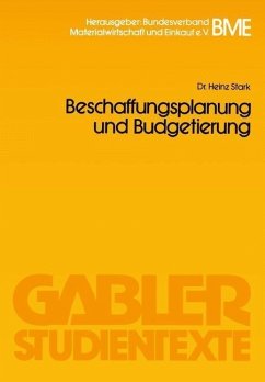 Beschaffungsplanung und Budgetierung (eBook, PDF) - Stark, Heinz