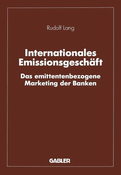 Internationales Emissionsgeschäft (eBook, PDF) Internationales Emissionsgeschäft (eBook, PDF)