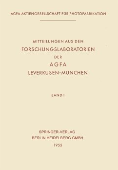Mitteilungen aus den Forschungslaboratorien der AGFA, Leverkusen-München (eBook, PDF) - Haberland, Ulrich
