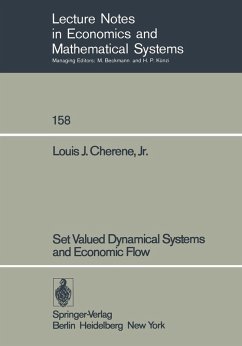 Set Valued Dynamical Systems and Economic Flow (eBook, PDF) - Cherene, L. J. Jr.