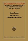 Die deutsche Tafelglasindustrie (eBook, PDF)