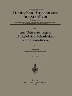 Aus Untersuchungen mit Leichtfahrbahndecken zu Straßenbrücken (eBook, PDF) - Graf, Otto