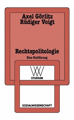 Rechtspolitologie (eBook, PDF) - Görlitz, Axel; R¿diger, Voigt