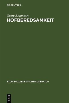 Hofberedsamkeit (eBook, PDF) - Braungart, Georg