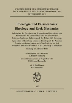 Cover Rheologie und Felsmechanik / Rheology and Rock Mechanics (eBook, PDF)