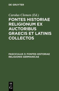 Fontes historiae religionis Germanicae (eBook, PDF)