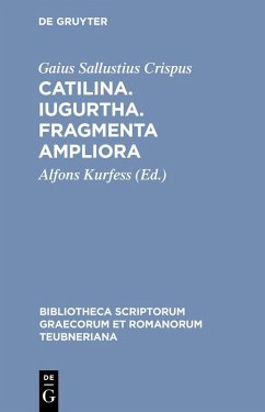 Catilina. Iugurtha. Fragmenta ampliora (eBook, PDF) - Sallustius Crispus, Gaius