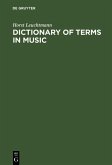 Dictionary of terms in music (eBook, PDF)