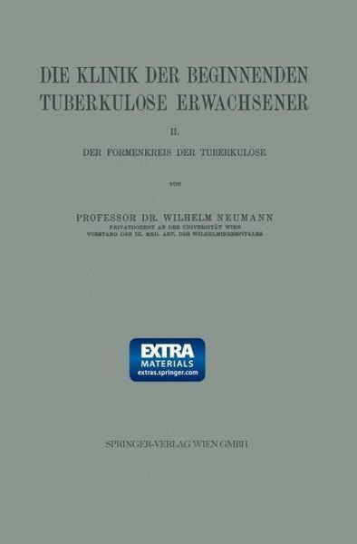 Die Klinik der Beginnenden Tuberkulose Erwachsener (eBook, PDF) Die Klinik der Beginnenden Tuberkulose Erwachsener (eBook, PDF)