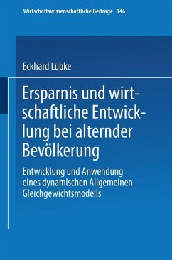 Cover Ersparnis und wirtschaftliche Entwicklung bei alternder Bevölkerung (eBook, PDF)