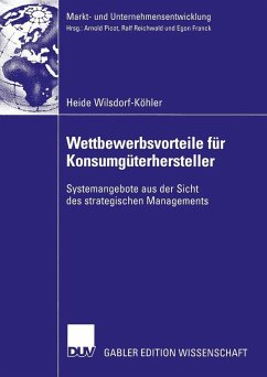 Wettbewerbsvorteile für Konsumgüterhersteller (eBook, PDF) - Wilsdorf-Köhler, Heide
