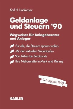 Geldanlage und Steuern '90 (eBook, PDF) - Karl H., Lindmayer
