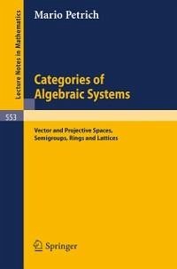 Categories of Algebraic Systems (eBook, PDF) - Petrich, M.