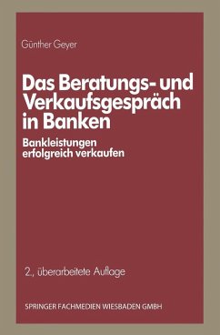 Cover Das Beratungs- und Verkaufsgespräch in Banken (eBook, PDF)