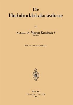 Cover Die Hochdrucklokalanästhesie (eBook, PDF)