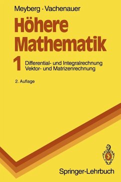 Höhere Mathematik (eBook, PDF) - Meyberg, Kurt; Vachenauer, Peter