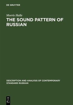 The Sound Pattern of Russian (eBook, PDF) - Halle, Morris
