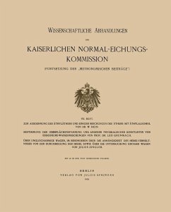 Wissenschaftliche Abhandlungen der Kaiserlichen Normal-Eichungs-Kommission (eBook, PDF) - Bein, W.; Grunmach, Leo; Zingler, Julius