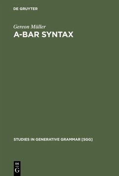 A-bar Syntax (eBook, PDF) - Müller, Gereon