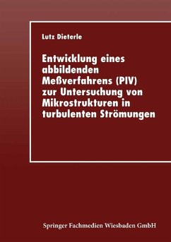 Cover Entwicklung eines abbildenden Meßverfahrens (PIV) zur Untersuchung von Mikrostrukturen in turbulenten Strömungen (eBook, PDF)