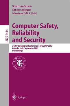 Cover Computer Safety, Reliability and Security (eBook, PDF)
