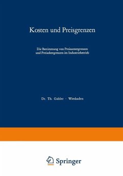 Kosten und Preisgrenzen (eBook, PDF) - Reichmann, Thomas