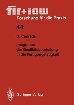 Integration der Qualitätsbeurteilung in die Fertigungstätigkeit (eBook, PDF) - Conrads, Gerd