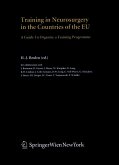 Training in Neurosurgery in the Countries of the EU (eBook, PDF)