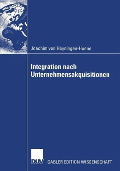 Integration nach Unternehmensakquisitionen (eBook, PDF) - Hoyningen-Huene, Joachim