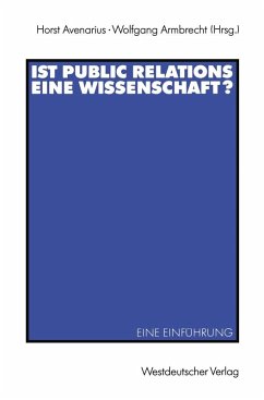Cover Ist Public Relations eine Wissenschaft? (eBook, PDF)