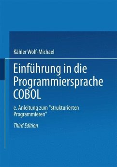Cover Einführung in die Programmiersprache COBOL (eBook, PDF)