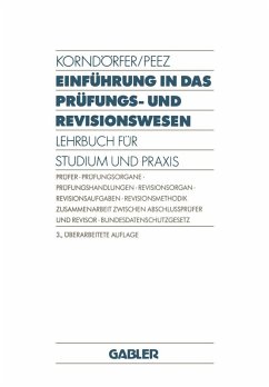 Einführung in das Prüfungs- und Revisionswesen (eBook, PDF) - Korndörfer, Wolfgang; Peez, Leonhard