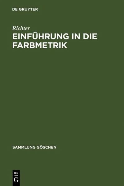 Einführung in die Farbmetrik (eBook, PDF)