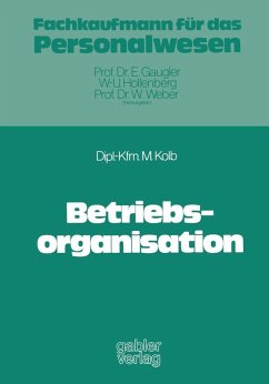 Betriebsorganisation (eBook, PDF) - Kolb, Meinulf