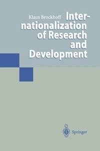 Internationalization of Research and Development (eBook, PDF) - Brockhoff, Klaus