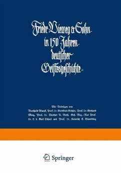 Friedr. Vieweg & Sohn in 150 Jahren deutscher Geistesgeschichte (eBook, PDF) - Dreyer, Ernst Adolf; Schnoor, Walter