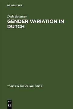 Gender Variation in Dutch (eBook, PDF) - Brouwer, Dede