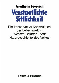 Verstaatlichte Sittlichkeit (eBook, PDF)