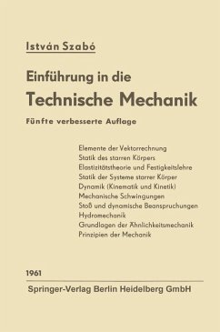 Einführung in die technische Mechanik (eBook, PDF) - Szabo, Istvan