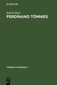 Ferdinand Tönnies (eBook, PDF) - Fechner, Rolf