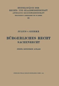 Bürgerliches Recht (eBook, PDF) - Gierke, Julius Von