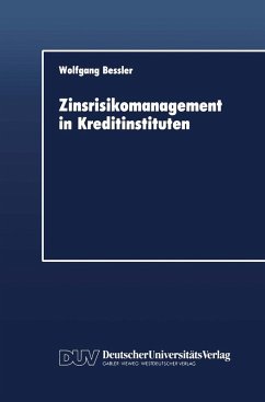 Zinsrisikomanagement in Kreditinstituten (eBook, PDF) - Bessler, Wolfgang