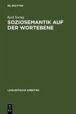 Soziosemantik auf der Wortebene (eBook, PDF)
