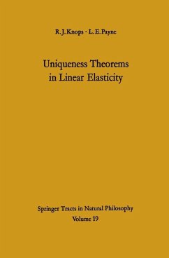 Cover Uniqueness Theorems in Linear Elasticity (eBook, PDF)