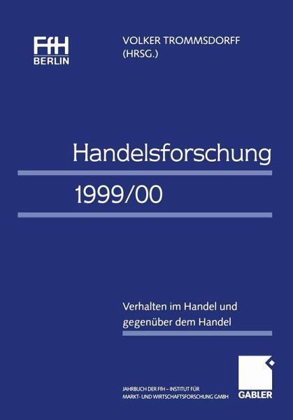 Handelsforschung 1999/00 (eBook, PDF) Handelsforschung 1999/00 (eBook, PDF)