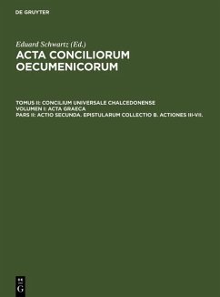 Actio secunda. Epistularum collectio B. Actiones III-VII. (eBook, PDF)