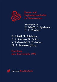 Cover Forschung ohne Tierversuche 1996 (eBook, PDF)